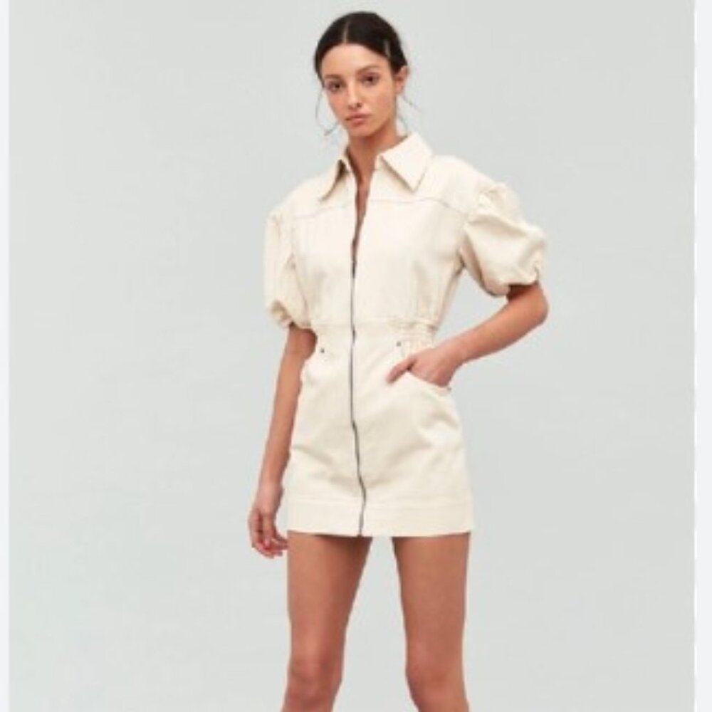 C/Meo Collective Peripheral Dress Chalk Small